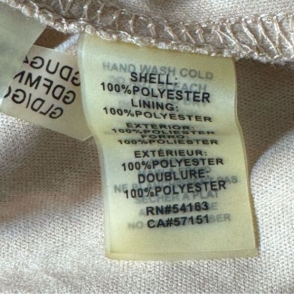 Guess 6 Eloise Rose Gold sequined dress size 6 drop waist full skirt party hoco - Picture 8 of 8